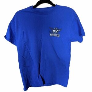Winchester blue graphic tee M